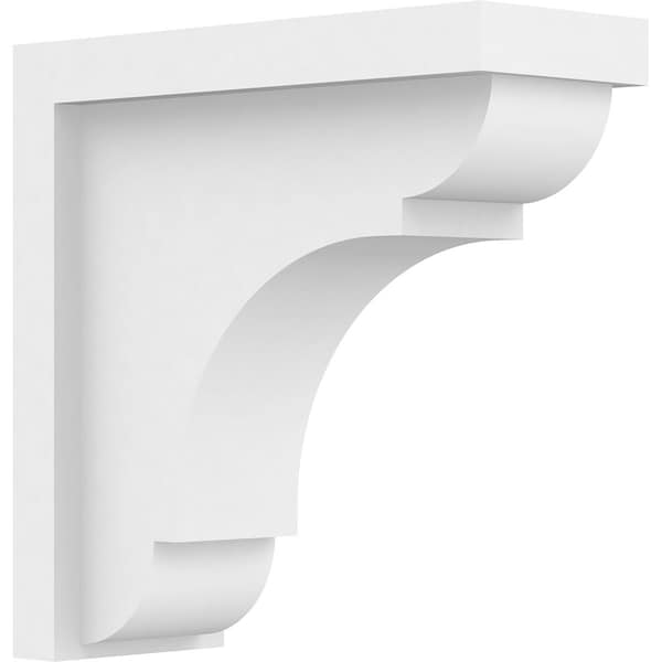 Ekena Millwork Standard Bryant Architectural Grade PVC Bracket, 3 1/2"W x 9"D x 9"H BKTP04X09X09BRY - main